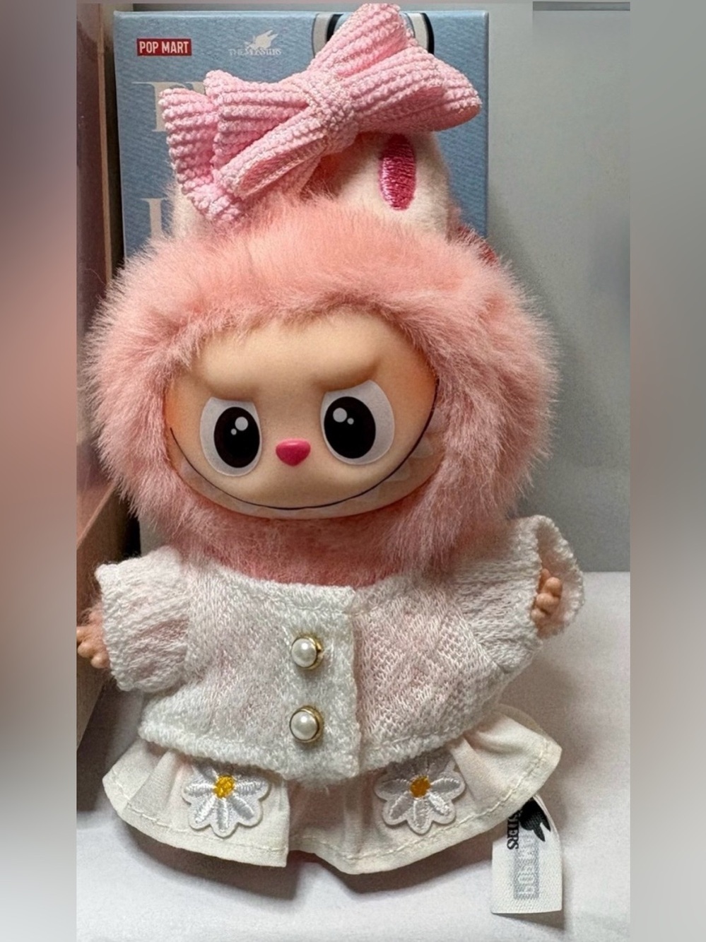 “U” Pin for Love Mini Dressed as Mokoko Fall Into Sweater! Adorable.